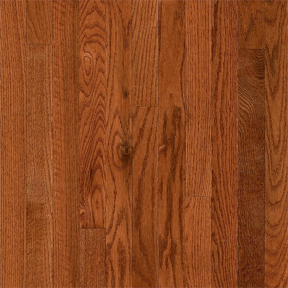 Bruce Frisco Butterscotch Oak 2-1/4-in W x 3/4-in T x 84-in Smooth/Traditional Solid Hardwood Flooring (20-sq ft / Carton)