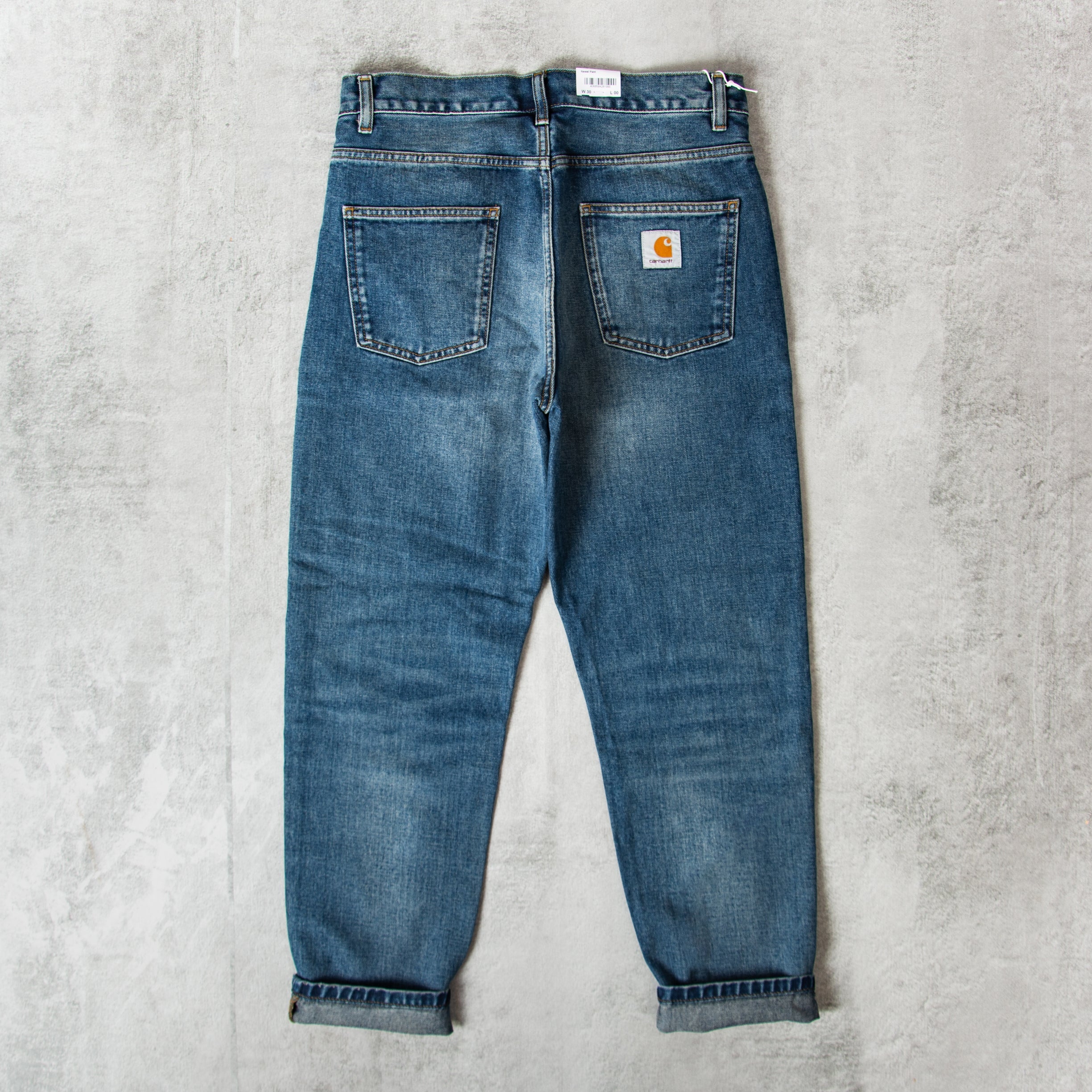 Carhartt WIP Newel Pant Jeans - Blue Dark Used