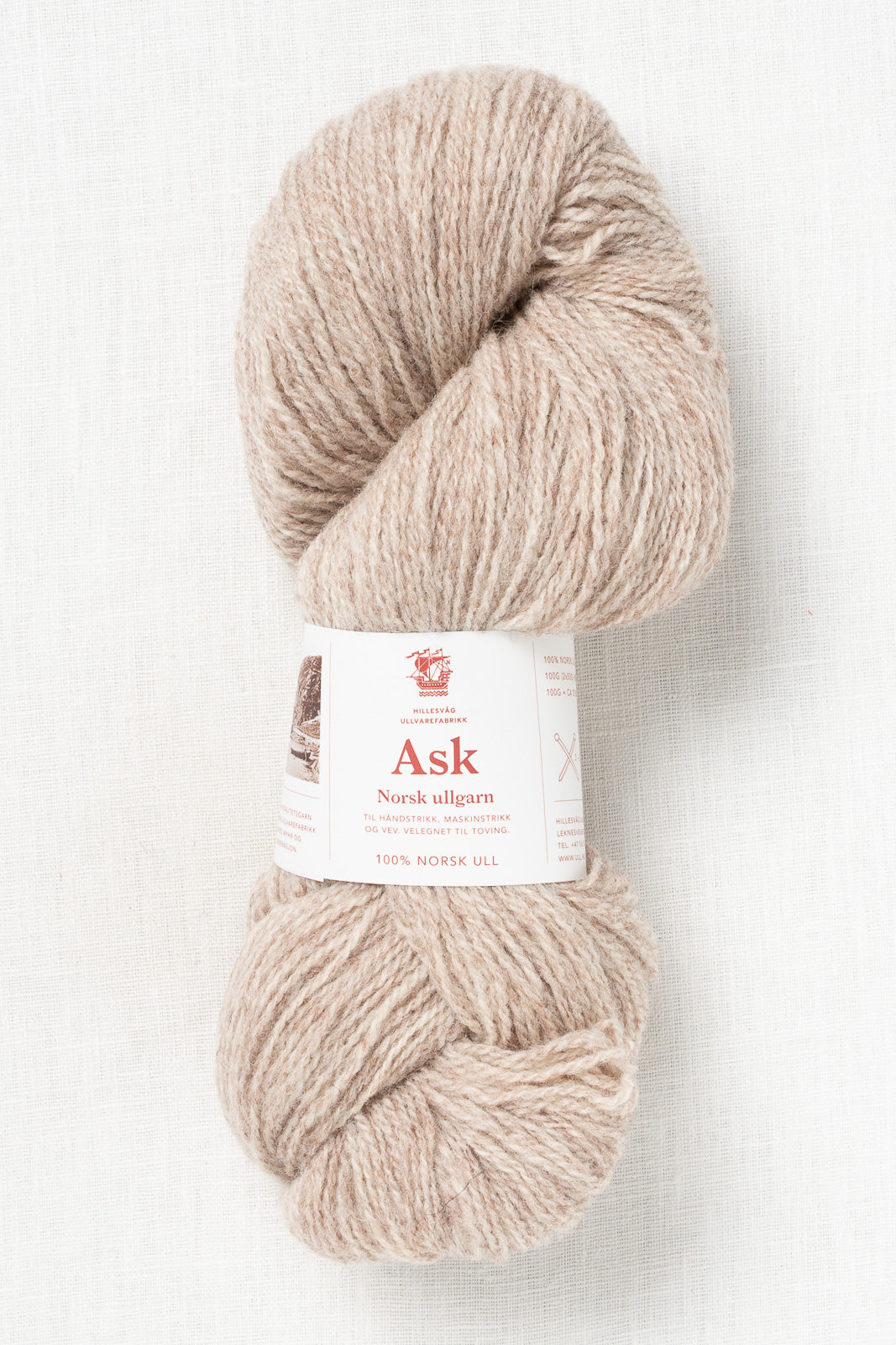Hillesvåg Ask 6058 Heathered Light Brown