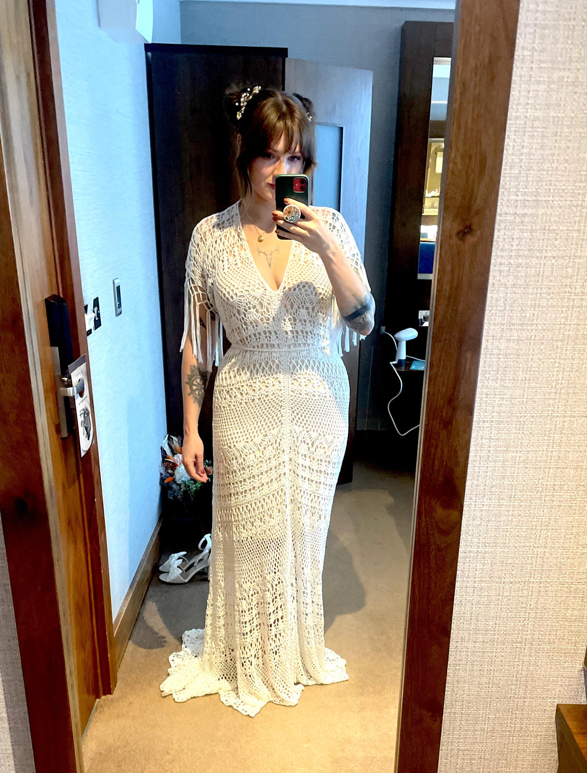 I made my wedding dress! : r/crochet